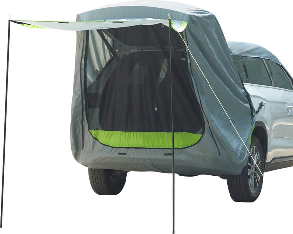 Daolar camping car tent for suv, car rear tent with mesh mosquito protection, rainproof sunshade