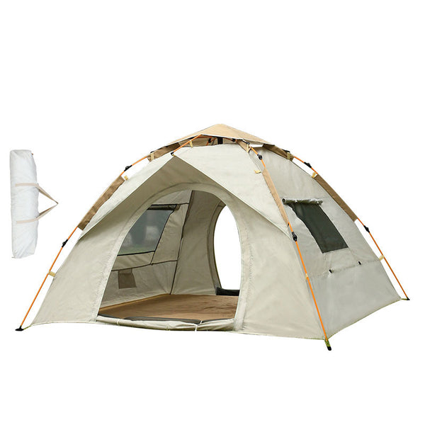 Daolar Camping Zelt 3-Personen-Leichtes Pop-Up-Zelt Wasserdichtes und wind dichtes Camping zelt mit abnehmbarer Außen zelt plane für Familien, Camping